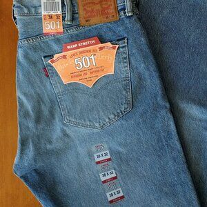 LEVI’S - 501® ORIGINAL FIT WARP STRETCH JEANS 38x32